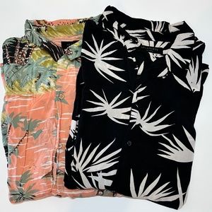 Two Allsaints Button Down Shirt